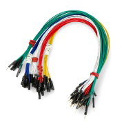 Buy Connecting cables female-male 30cm colored -