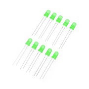 Dioda LED 5mm zielona - 10szt.