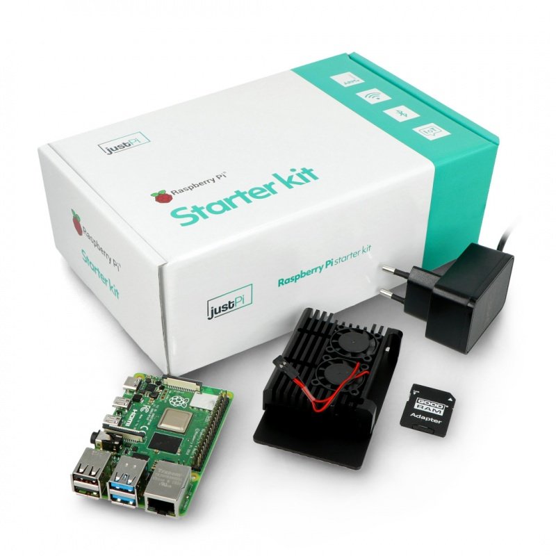White Starter Kit SPI-BOX Raspberry Pi 3 & Raspberry Pi 2 PIR Motion Activated Security Camera starter Kit