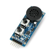 Module with loudspeaker for testing A/C and C/A