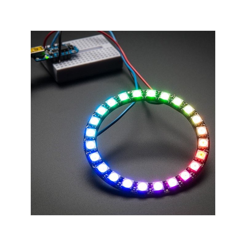 Adafruit NeoPixel Ring - ring LED RGB 24 x WS2812 5050