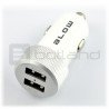 Car charger / power supply Blow 5V/4.2A 2 x USB - white - zdjęcie 1
