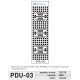 Universal insert PDU03 Universal insert PDU03