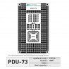 Universal insert PDU73 - SMD ADuC8xx - zdjęcie 2