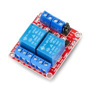 Relay module 2 channels H / L with optoisolation