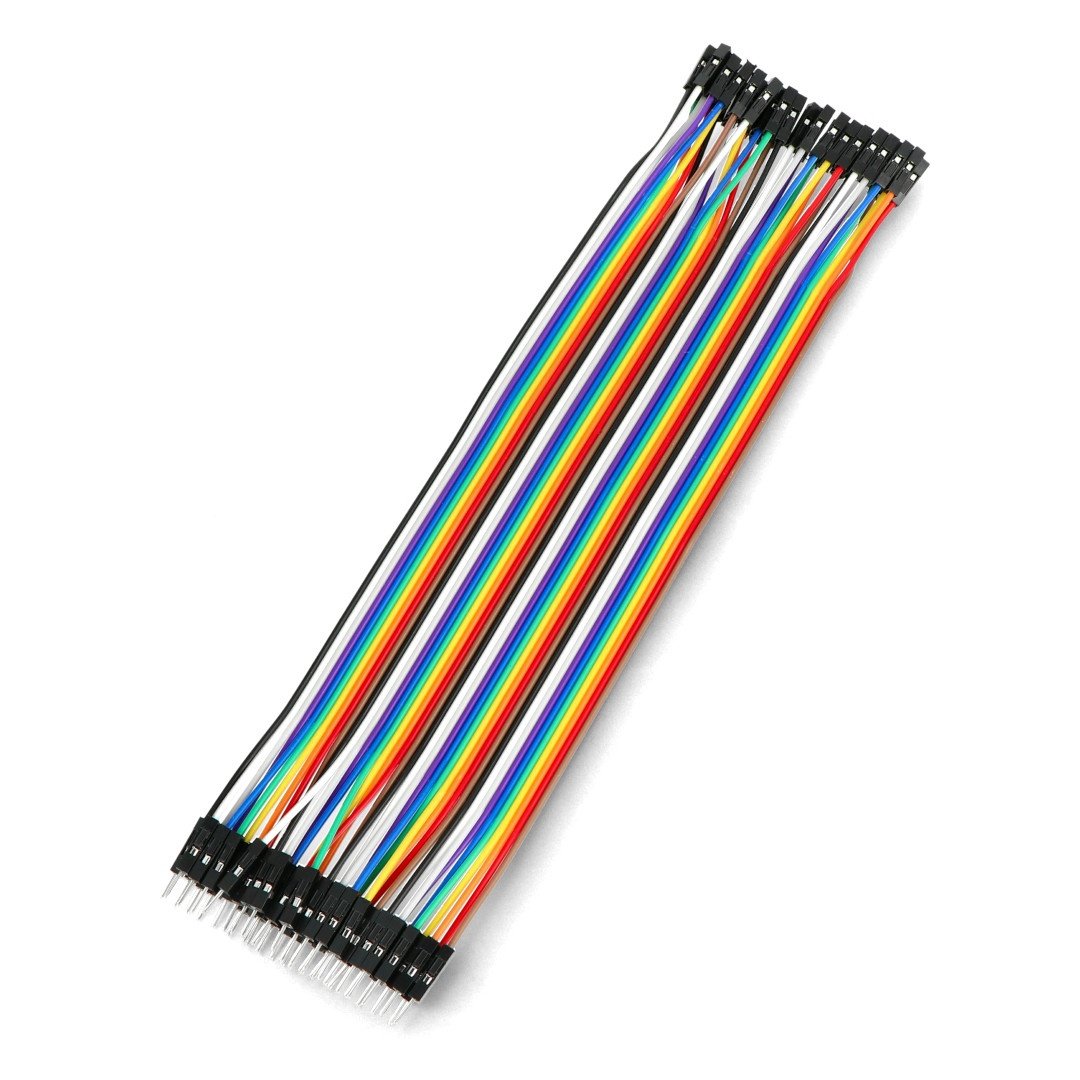 Connecting cables justPi female-male 20cm - 40pcs