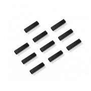 2 × 15pin female strip for 13.2 module - 2.54 mm pitch - 10 pieces - mounting accessories for M5Stack development modules