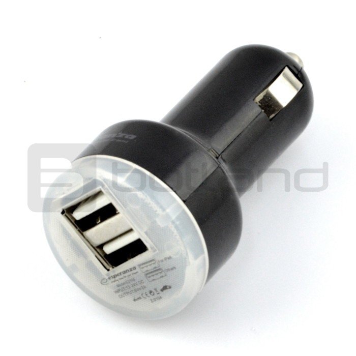 Esperanza EZ108 5V/2.1A car charger / power supply 2 x USB