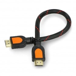 HDMI cable - black braided...