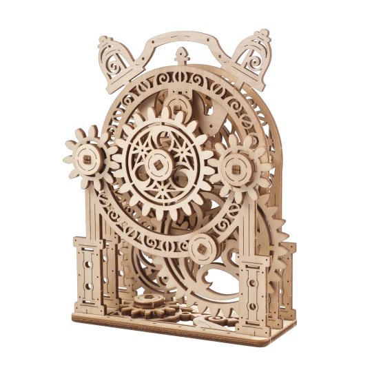 Ugears Mechanical Model  Steampunk Clock wooden construction kit for  self-assembly and collection