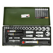 Socket wrench set Proxxon PR23020 - 1/2'' and 1/4'' - 56 pieces