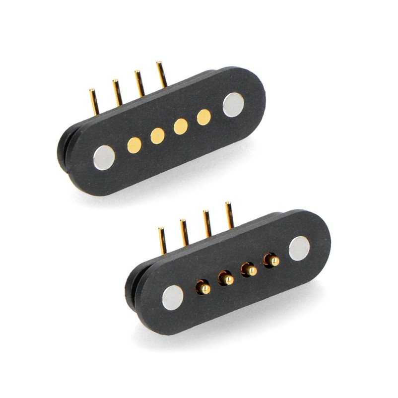 DIY Magnetic Connector - Straight 6 Contact Pins - 2.2mm Pitch
