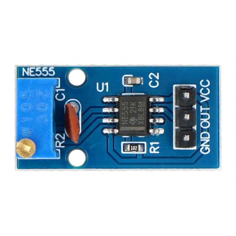 5PCS NE555 Frequency Pulse Generator Timer Circuit Clock For Raspberry Pi 5-12V 