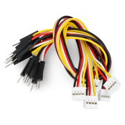 Buy Grove - a set of 5 wires 4-pin 2mm - male