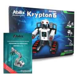 Abilix Krypton 6 V2 EDU - educational robot STEM - 1,3GHz / 1154 bricks to build 36 projects with instructions + workbook