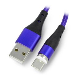 Magnetic cable USB A - USB...