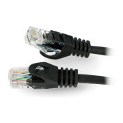 Ethernet Patchcord UTP 5e 10m - black