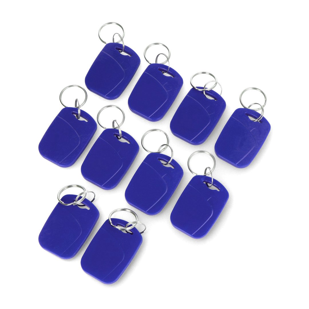 13,56MHz /125kHz RFID/NFC Keychain Fob - 10pcs