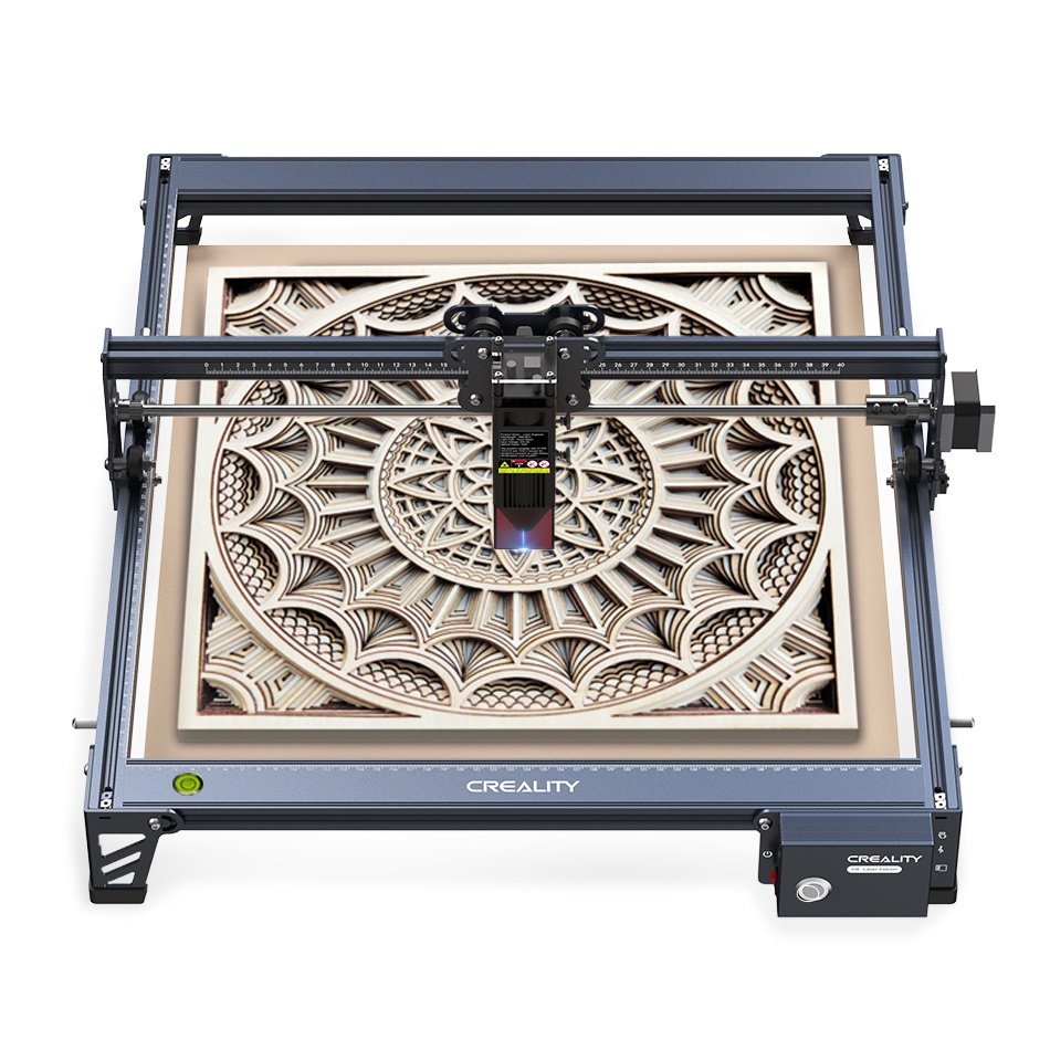 Official Creality Falcon 2 Laser Engraver, 40W Output Laser Engraver  Machine, DIY Laser Cutter and Engraver Machine with Air Assist, 25000mm/min  Speed