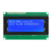 LCD display 4x20 characters blue - justPi