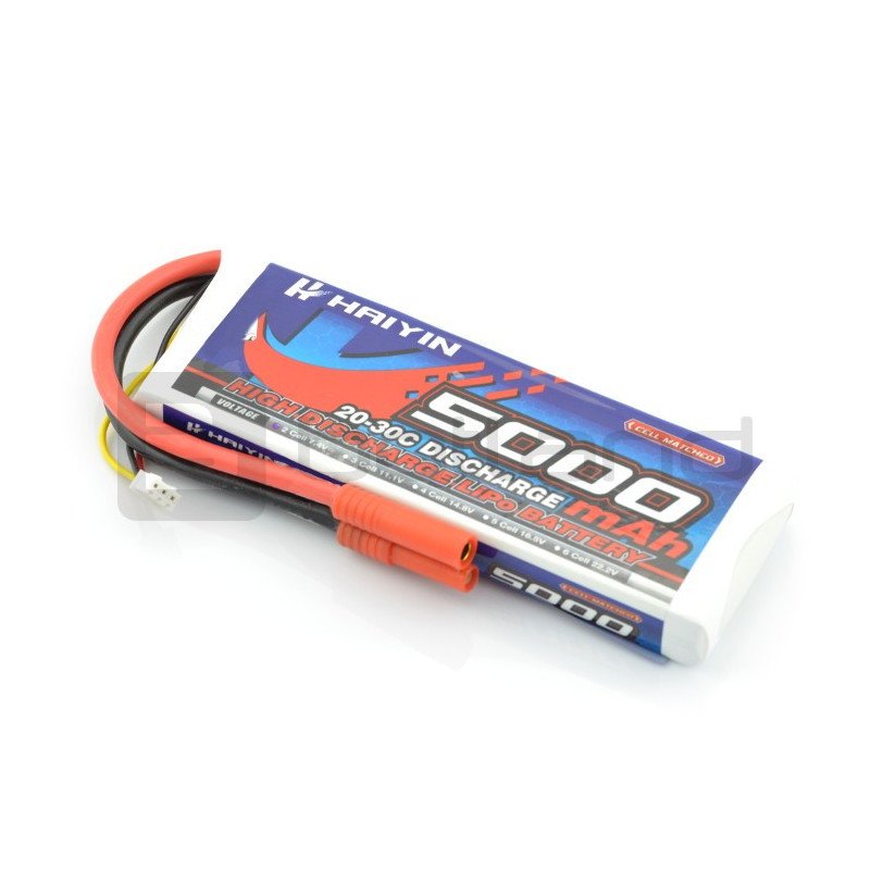 LiPol Haiyin 5000mAh 20C 3S 7.4V LiPol package