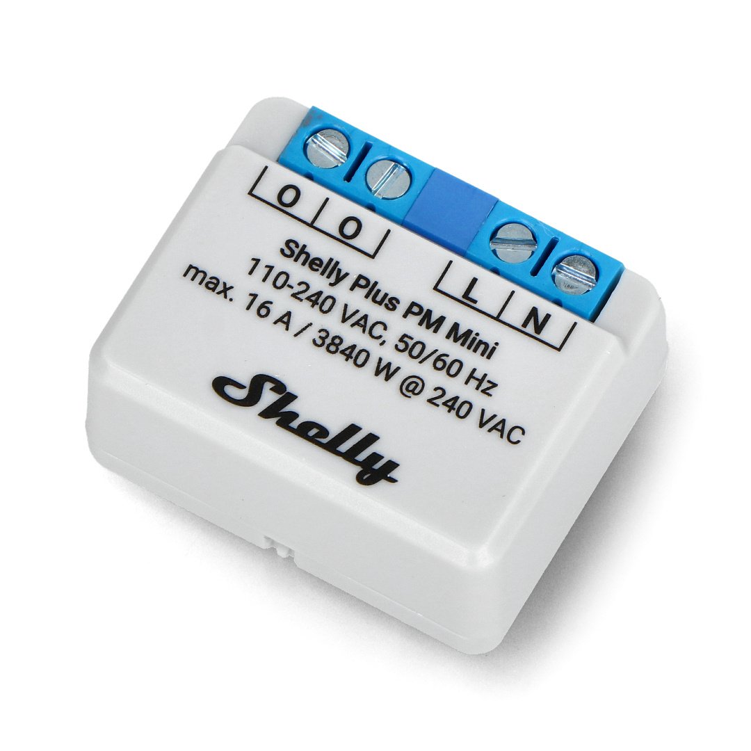 Shelly Plus PM Mini - 230V/16A WiFi/Bluetooth smart energy meter