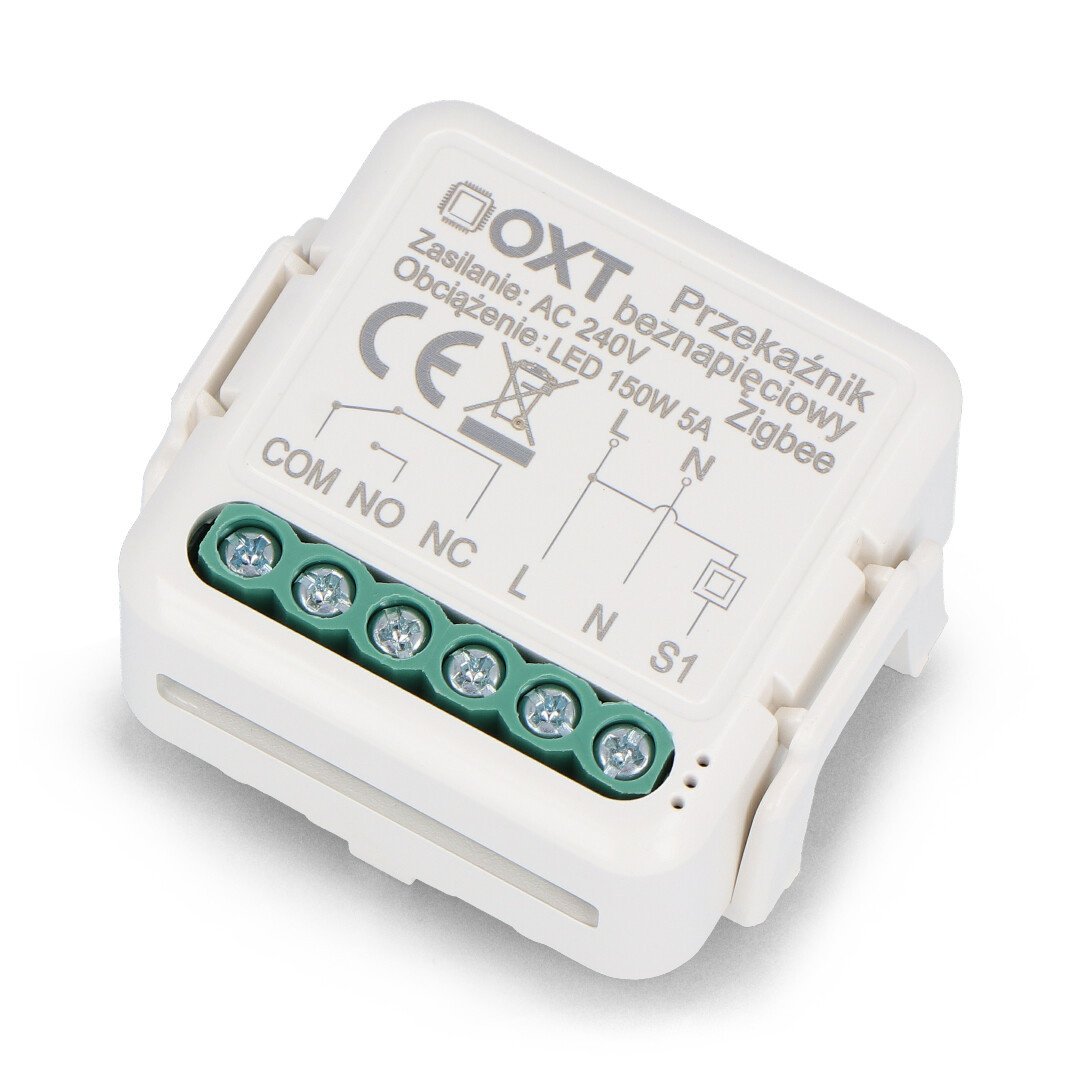 Tuya - single channel volt-free mini relay - ZigBee - Android/iOS app - OXT T250