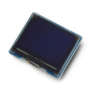 OLED display 1.32'' 128x96px - SPI/I2C - 16 grayscale - black and white - Waveshare 24777