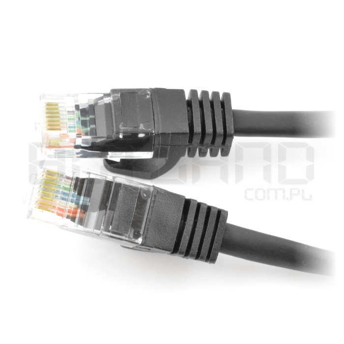 Ethernet Patchcord UTP 5e 1.5 m - black