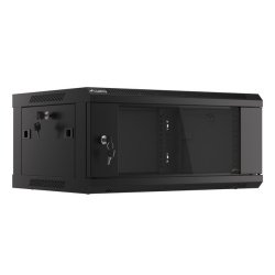 Hanging installation rack - 19'' 4U 600x450mm - black - Lanberg WF01-6404-10B