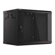 Hanging installation rack - 19'' 9U 600x450mm - black - Lanberg WF01-6409-10B