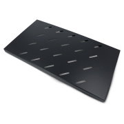 Server rack shelf 19'' 450mm - 1U/486x270mm/up to 120kg - black - Lanberg AK-1001-B