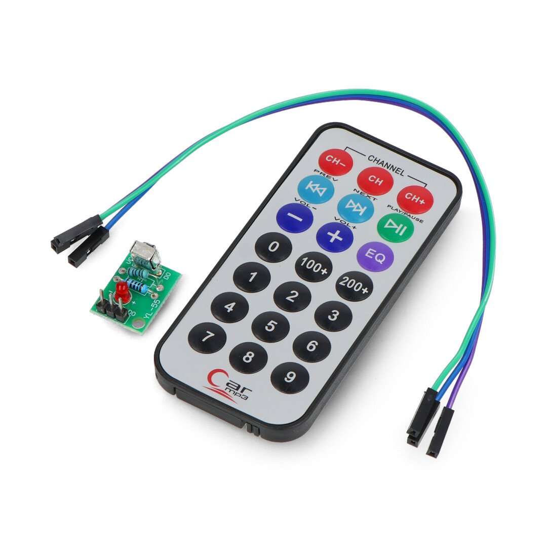 IR remote NEC 38kHz + 1838T infrared receiver + module and wires