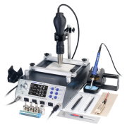 Yihua 853AA+ 3-in-1 BGA soldering station - preheater + grotto + hotair with fan in flask - 1270W