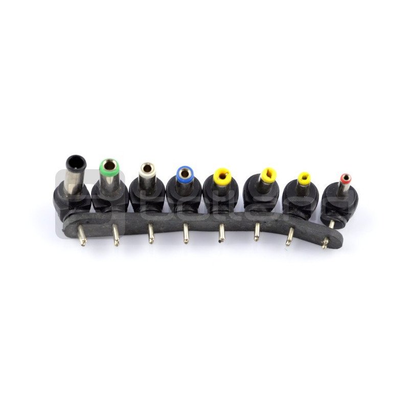 Set of 8 DC connectors with cable