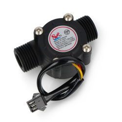 Liquid flow sensor YF-S201 30l/m - thread 1/2''