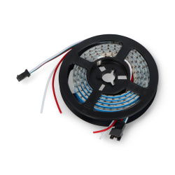 RGB LED Strip WS2812B - digital, addressed - IP65 144 LED/m, 43W/m, 5V - 1m