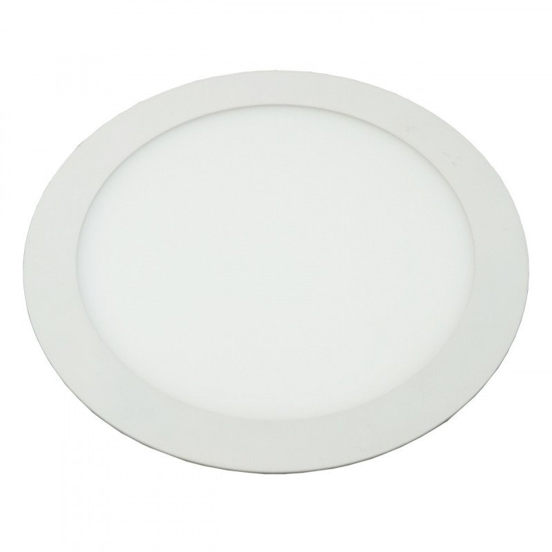 LED panel ART flush-mounted round 108mm, 6W, 400lm, heat color