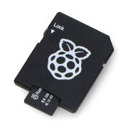 Raspberry Pi SD Card Class A2 (128GB) - programmed with SD Adapter and Jewel case