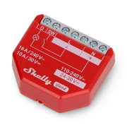 Shelly 1PM Gen4 - 1x relay WiFi/Bluetooth/ZigBee/Matter 16A - energy measurement - Android/iOS app