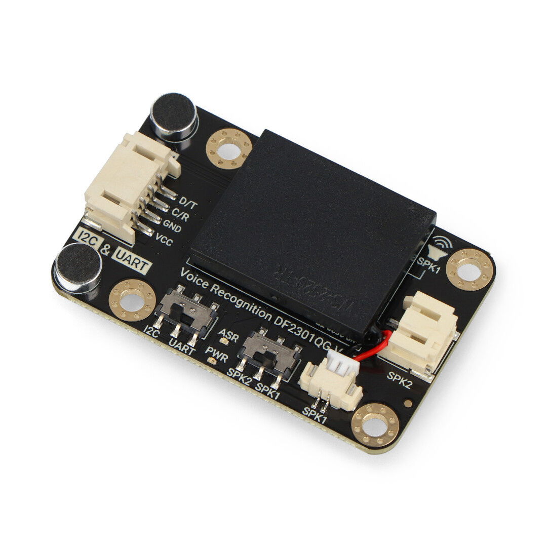 Gravity: Offline Language Learning Voice Recognition Sensor - I2C & UART - DFRobot SEN0539-EN