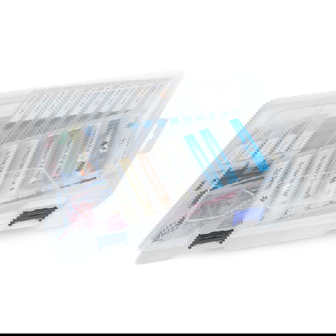 Set of electronic components + breadboard 830 - E23 - 830 elements