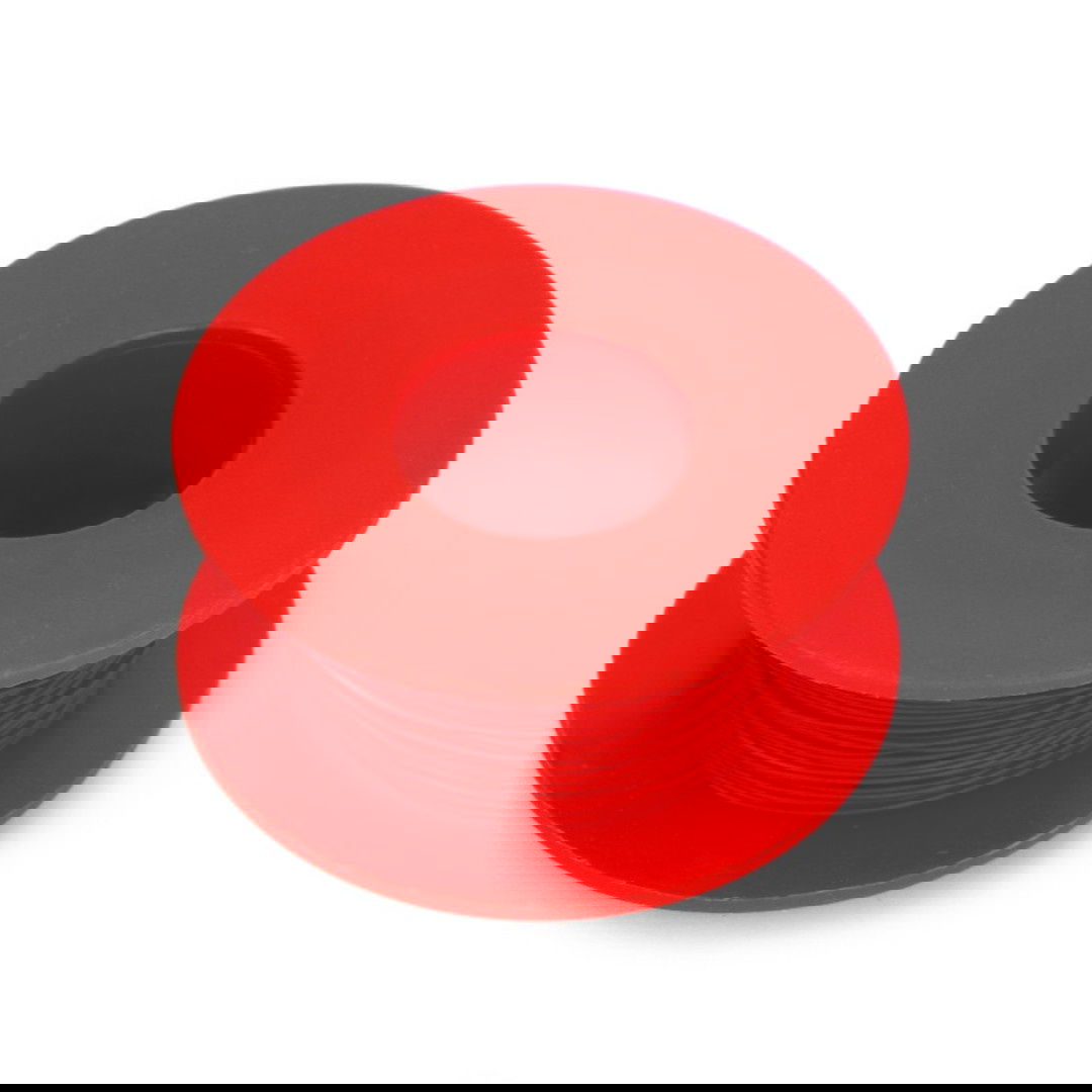 KYNAR silver-plated copper assembly wire - 0.25 mm / AWG 30 - red - 50 m