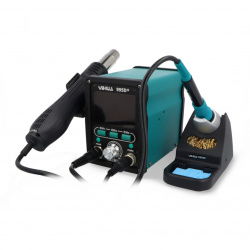Yihua 995D+ hot air and tip soldering station with fan in the iron - 720W