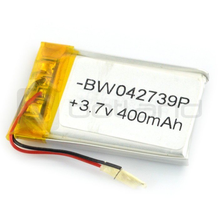 Li-Poly battery 400 mAh 3.7