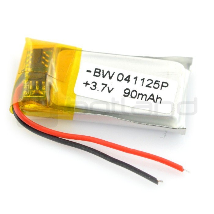 Li-Poly battery 90 mAh 3.7