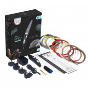 3Doodler PRO+ 3D printing pen - set of 6 filaments + accessories