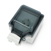 Tuya - outdoor socket with energy metering IP67 260V - ZigBee - RTX SET_HZPEW_IP