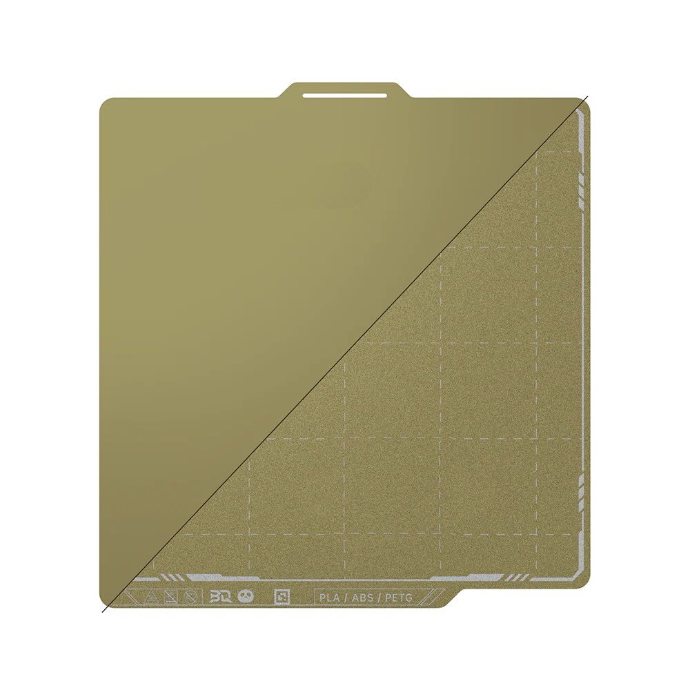 BIQU Panda Textured PEI x Smooth PEI - magnetic build plate for Bambu Lab X1, X2D, P1, P2, A1 printers - 257x257mm