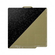 BIQU Panda textured PEI x smooth PEO - double-sided magnetic overlay - for Bambu Lab P1, X1 and A1 printers - 257x257mm